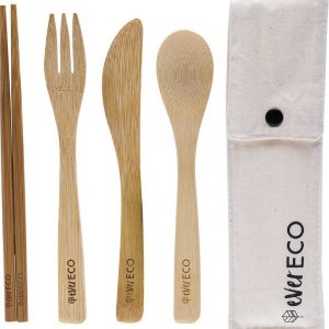 Eco-friendly, bamboo cutlery set